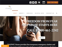Tablet Screenshot of chadwichome.com